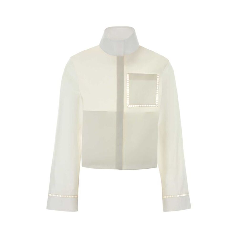 Alaia Women White Poplin Shirt